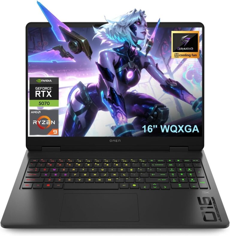 HP 16″ Omen RTX 5070 & AMD Ryzen 9 8940HX Gaming Laptop
